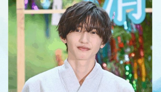 なにわ男子の道枝駿佑さんはストイック？！お姉さんや噂の彼女は？目黒蓮さんと？日曜劇場「キャスター」本橋悠介役